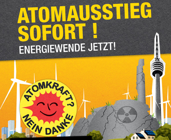 Weiterlesen: Atomausstieg sofort  Energiewende jetzt!
