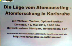 Weiterlesen: Atomforschung in Karlsruhe: Von Ausstieg keine...